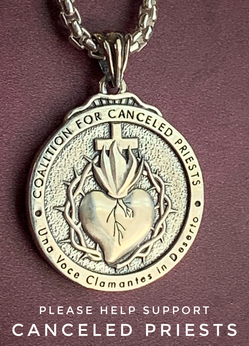 Coalition For Canceled Priests, Sterling Silver Pendant, 25mm