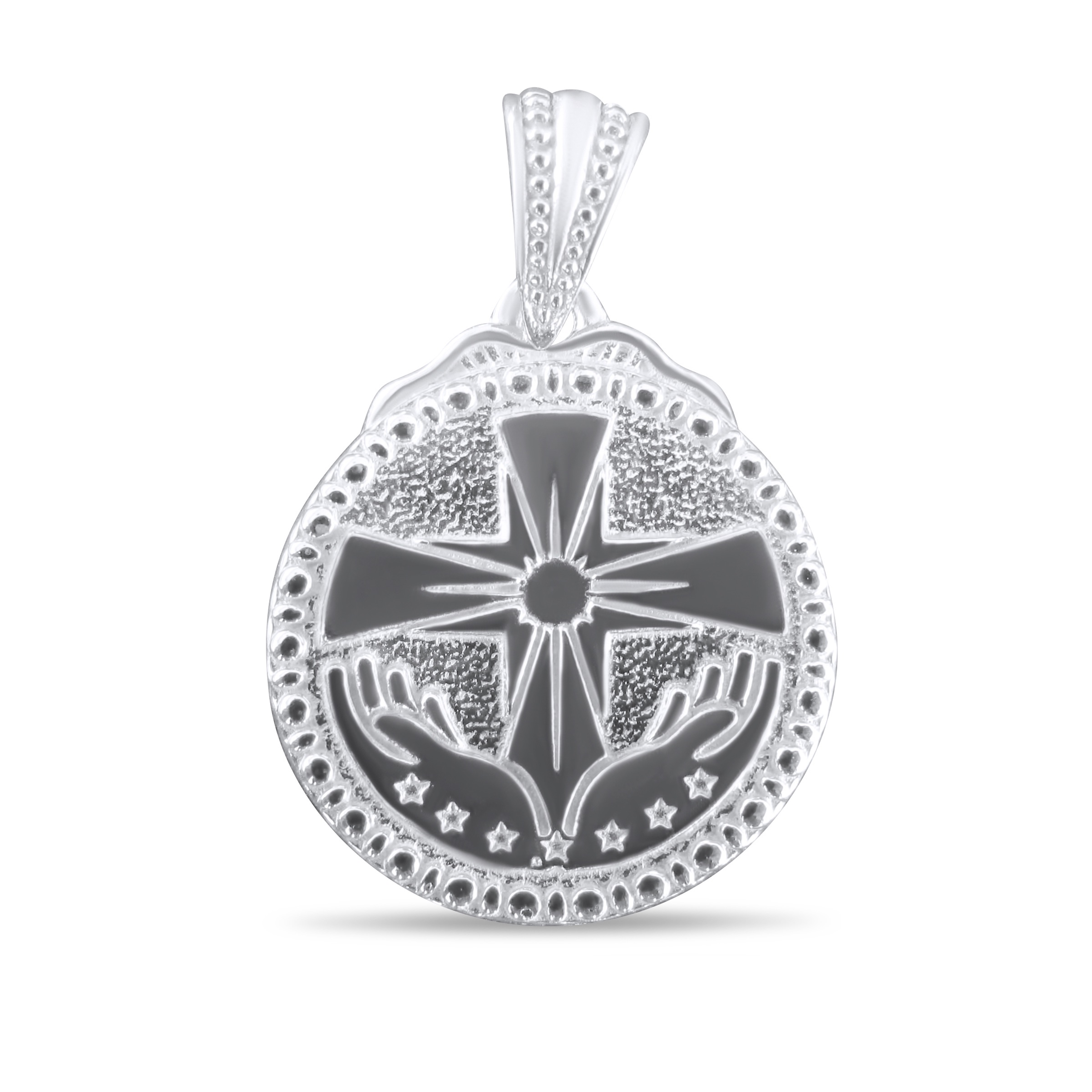 Seven Sisters Pendant, Sterling Silver, 18mm or .7" (Without diamond center)