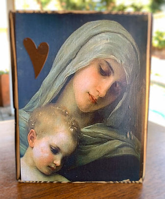 Mother and Child Icon block 7"h x 5.5"w
