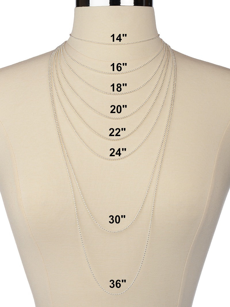 Sterling Silver Wheat Chain 1.3mm, Adjustable 16"-22"